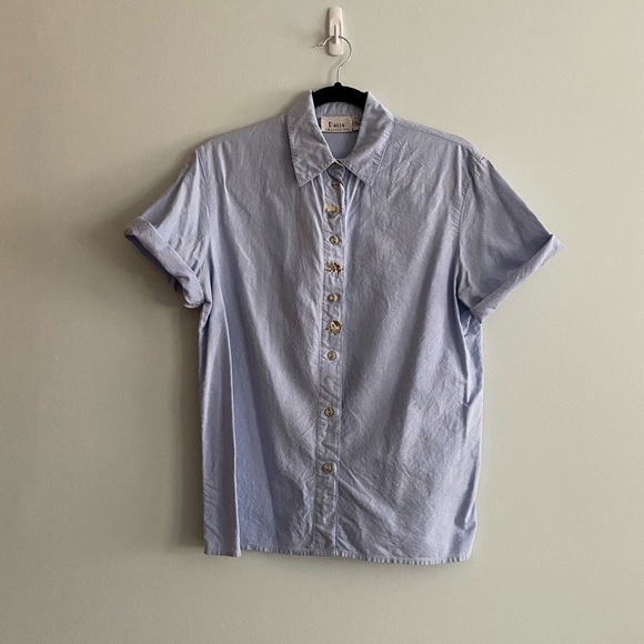 Vintage Dalia Collection Short Sleeve Button Up - Picture 3 of 5